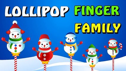 The Finger Family Lollipop Family Nursery Rhyme - Lollipop Finger Family Songs
