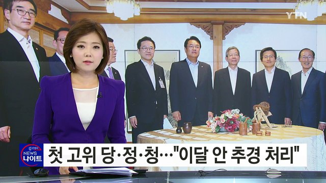 20대 국회 첫 고위 당·정·청... 추경 이달 안 처리 / YTN (Yes! Top News)