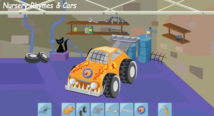 LEARN Colors and Vehicles Building in Learning Cartoon for Kids Education Video with Rhyme Songs