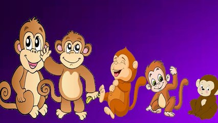 Five Monkeys finger family Nursery kids rhyme | Daddy finger where are your