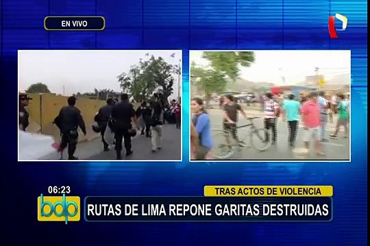 Rutas de Lima vuelve a instalar casetas de peaje en Puente Piedra