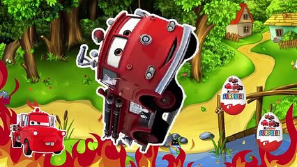 #Пожарные Машинки для детей.#Машины для детей.Мэтр,Лего и другие машинки.Киндер Сюрприз.