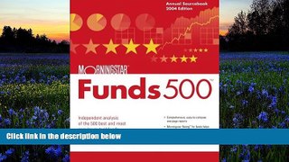 Read Book Morningstar Funds 500: Annual Sourcebook Morningstar Inc.  For Online