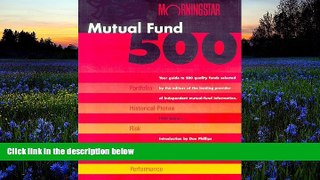 PDF [Download]  The Morningstar Mutual Fund 500 (Morningstar Funds 500) Morningstar  For Free