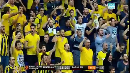 Fenerbahçe 86 - 79 EA7 Olimpia Milano ' İzmir'in Dağlarında Çiçekler Açar '
