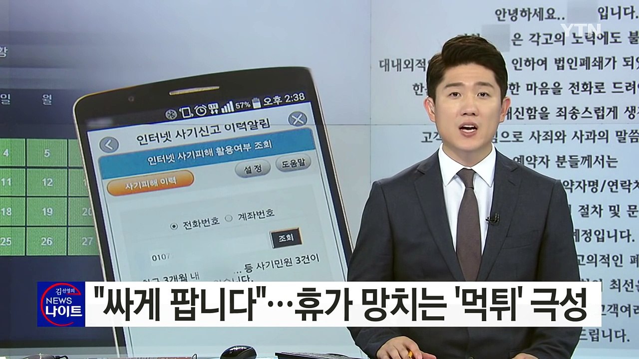 "싸게 팝니다"...휴가철 인터넷 사기 극성 / YTN (Yes! Top News)