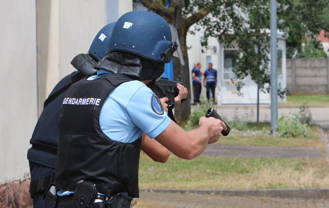 Exercice antiterroriste dans le...