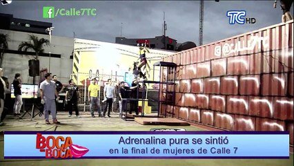 Adrenalina pura se sintió en la final de mujeres de Calle 7