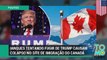 Site de imigração canadense cai após Trump ser eleito presidente dos EUA.