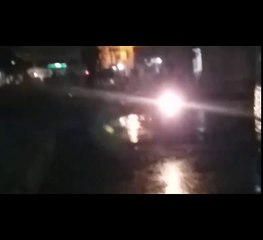 Hyderabad men drainage system ki halat na kabil e Yakeen