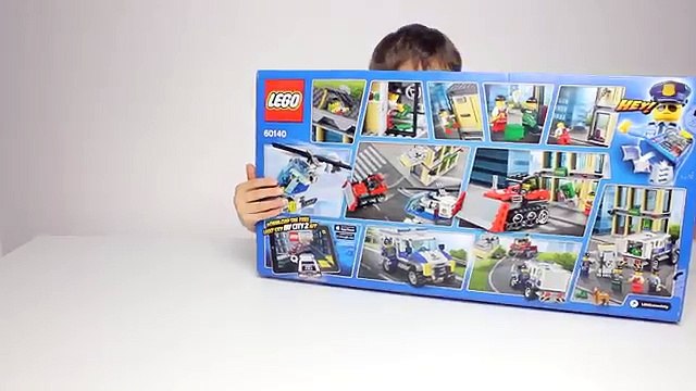 Лего сити ограбление банка на бульдозере Лего полиция 2017 Lego city 60140 Полицейский грузовик