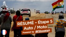 Résumé de l'Étape 5 - Auto/Moto - (Tupiza / Oruro) - Dakar 2017