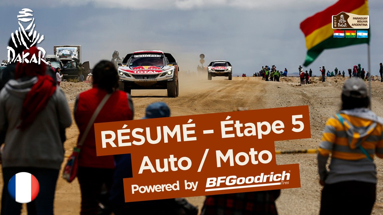 Résumé de l'Étape 5 - Auto/Moto - (Tupiza / Oruro) - Dakar 2017