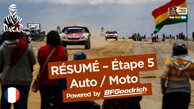 Résumé de l'Étape 5 - Auto/Moto - (Tupiza / Oruro) - Dakar 2017