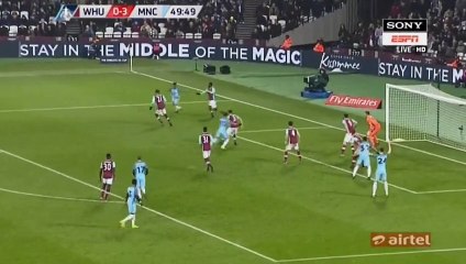 Вест Хэм - Манчестер Сити 0-4. Серхио Агуэро