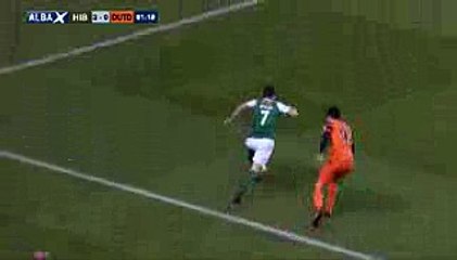 John McGinn Goal - Hibernian FC vs Dundee United 3-0 - Scotland Championship 06-01-2017