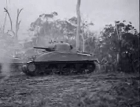 Tropical Tank Trials - Churchill (MK IV) and Sherman (M4) Medium Tanks (1944)