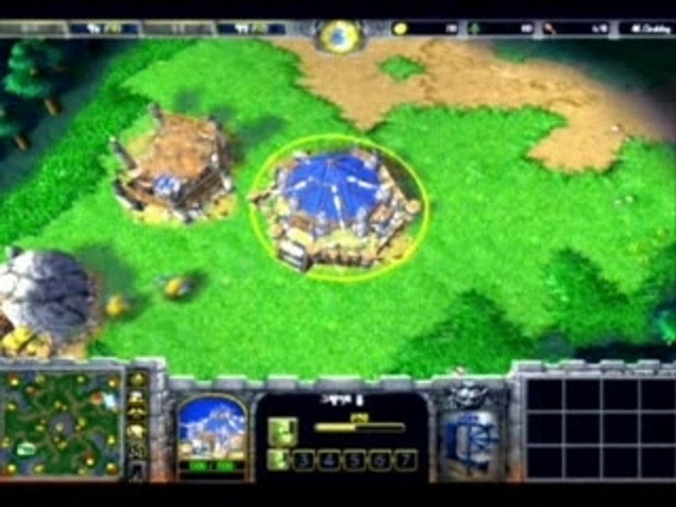 4k.Grubby vs MyM.Moon Warcraft World War Game 3 part1