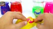 Learn Color with Slime Gel Children Kids Toddlers Playdoh Surprise egg Minecraft Shopkins |SunnyD|