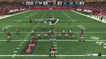TD Coleman vs Oakland Madden NFL 16