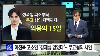 성폭행 피소부터 무고 자백까지...이진욱, 악몽의 15일 / YTN (Yes! Top News)