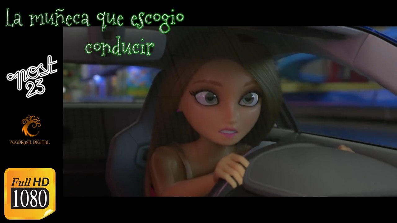 La muñeca que escogio conducir: animacion publicitaria creada por post123