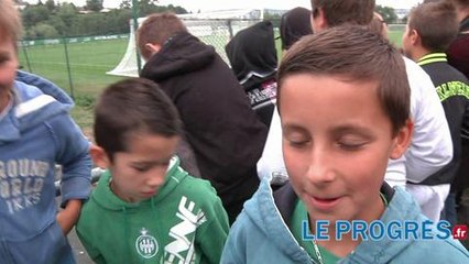 Ligue Europa: Tout le peuple Vert derriere son equipe...