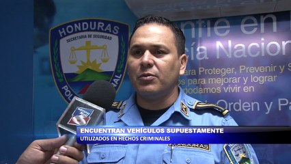 Encuentran vehículos supuestamente uilizados para hechos criminales