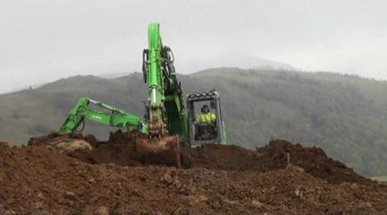 Nouvelle piste de luge en construction au...