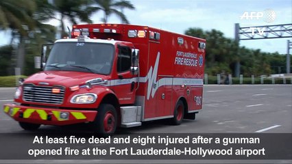 Police and rescue services race to Florida shooting scene