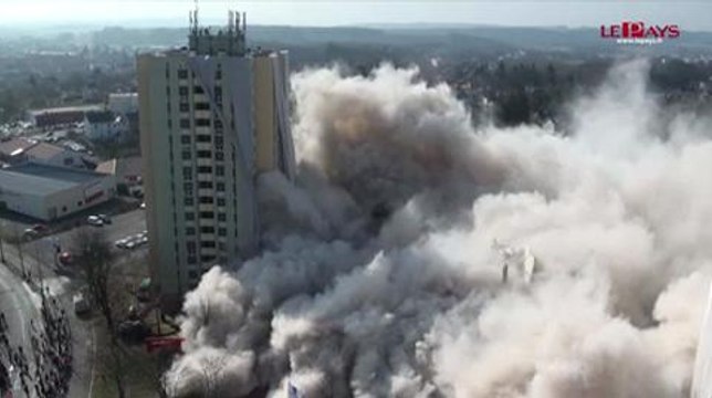 Belfort : la chute d'une tour aux Résidences