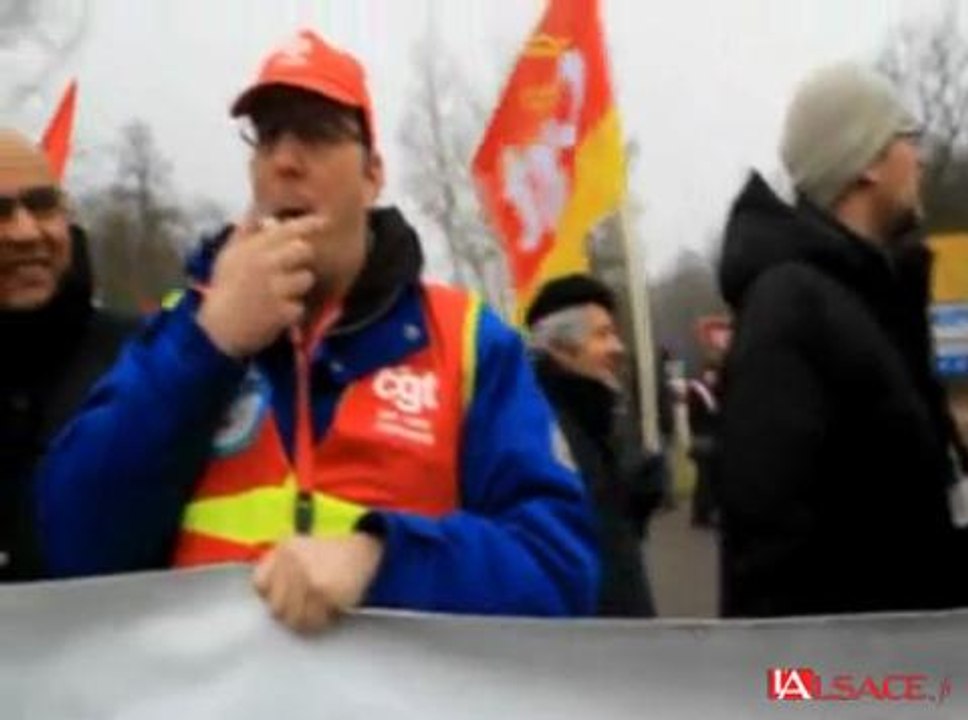 Manifestation contre la fermeture de la centrale nucléaire de Fessenheim