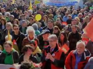 Manif pour la fermeture de Fessenheim, Ile du Rhin