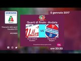 Scandicci - Bergamo 3-0 - Highlights - Andata Quarti di Finale - 39^ Coppa Italia