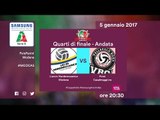 Modena - Casalmaggiore 0-3 - Highlights - Andata Quarti di Finale - 39^ Coppa Italia