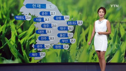 [날씨] 오늘도 무더위 속 강한 소나기...서울 낮 33도 / YTN (Yes! Top News)