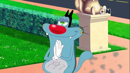 Oggy and the Cockroaches - Oggy Goes Green (Clip)