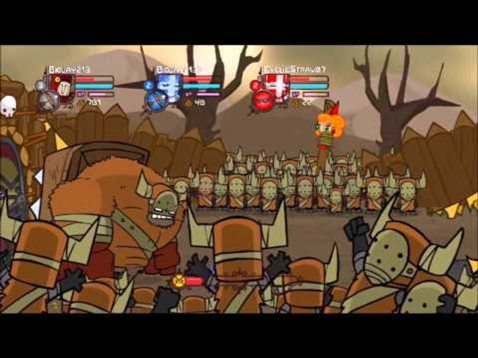 Castle Crashers Part 2: 1st Boss and the Friendly Duel