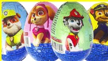 Patrulla Canina Huevos Sorpresa Kinder Marshall Chase Rumble Skye Surprise Eggs