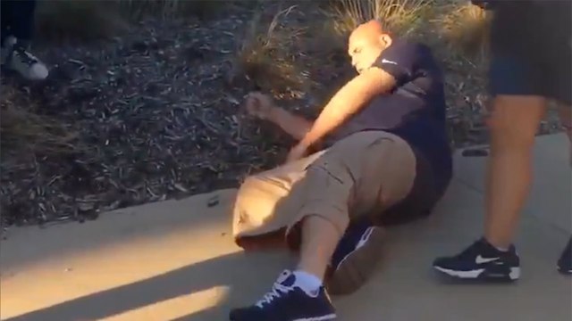 Cowboys Fan KNOCKED OUT Cold by Giants Fan with One Punch for Talkin Sh*t, Loses His Shorts