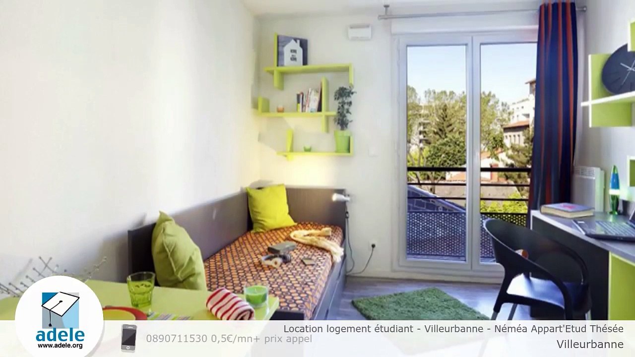 Location logement étudiant - Villeurbanne - Néméa Appart'Etud Thésée