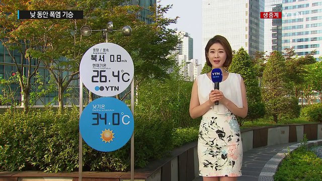 [날씨] 폭염 기승, 서울 34℃...이번 주 내내 폭염 / YTN (Yes! Top News)