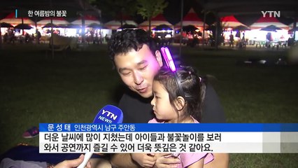 한여름밤의 불꽃...더위 날리는 자라섬 불꽃축제 / YTN (Yes! Top News)
