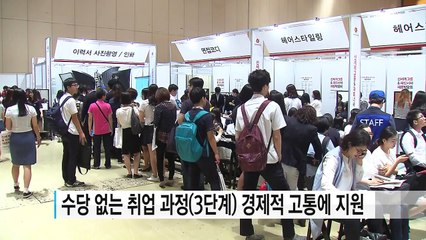 정부, '구직 수당' 최대 60만 원 현금 지급 / YTN (Yes! Top News)