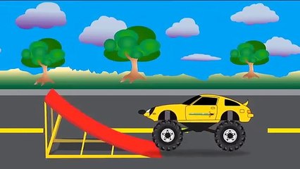 Kids Videos: Monster truck Battles How Wheels | Nursery Rhymes