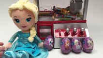 Disney Frozen Surprise Toy Eggs Frozen Elsa Stop Motion Videos Disney Princess