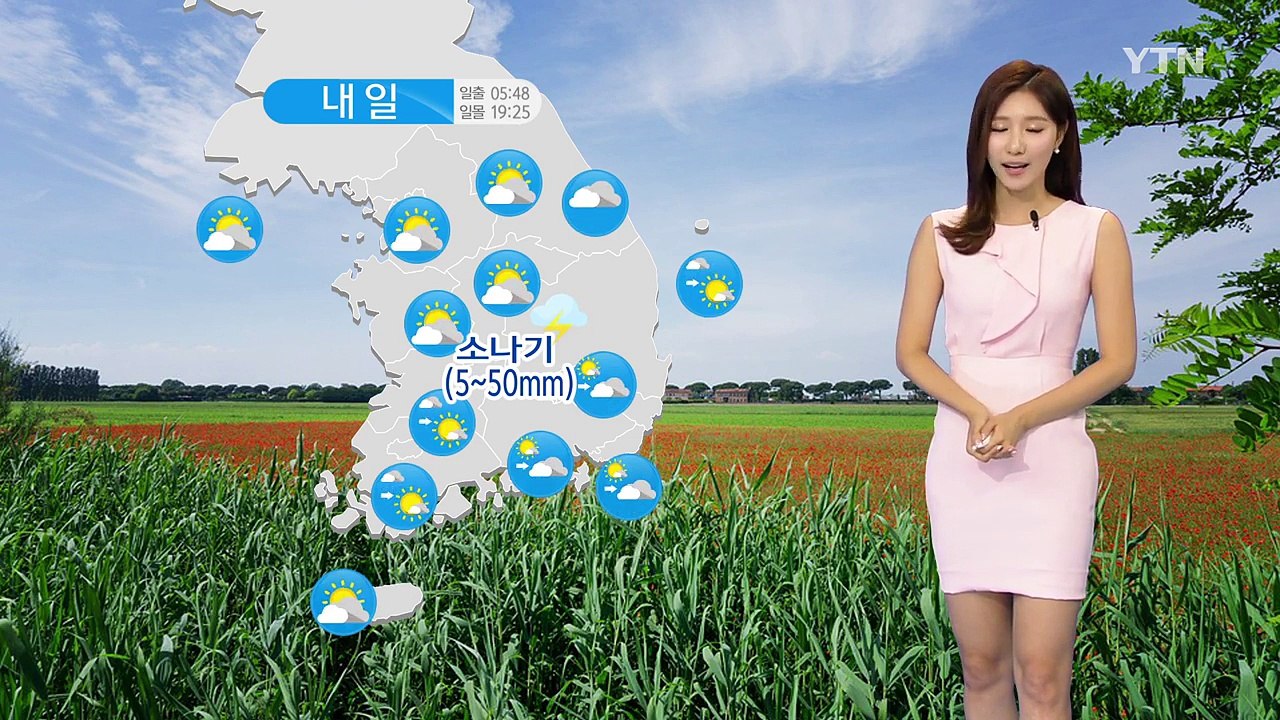 [날씨] 전국 밤사이 열대야...남부 곳곳에 소나기 / YTN (Yes! Top News)