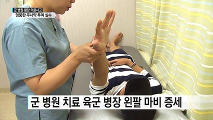 [단독] 목디스크 병장에 소독용 에탄올 황당 주사 / YTN (Yes! Top News)