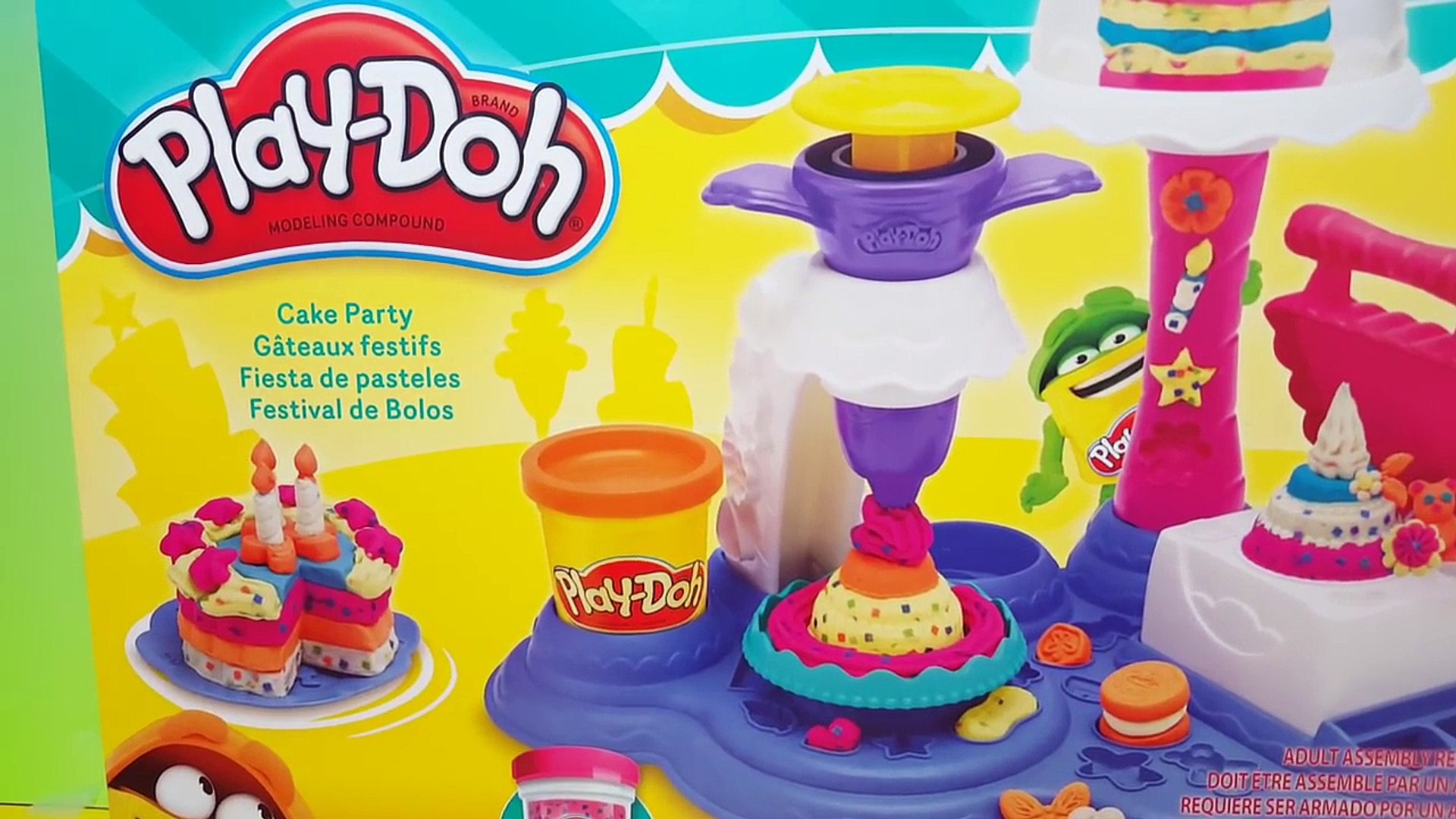 play doh cake party
