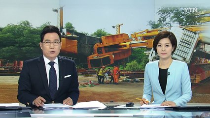 여주에서 타워크레인 넘어져...6명 중경상 / YTN (Yes! Top News)
